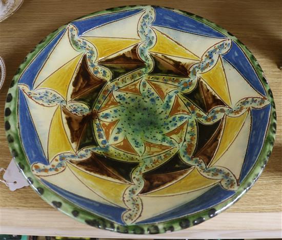 A Devon pottery bowl c.1900